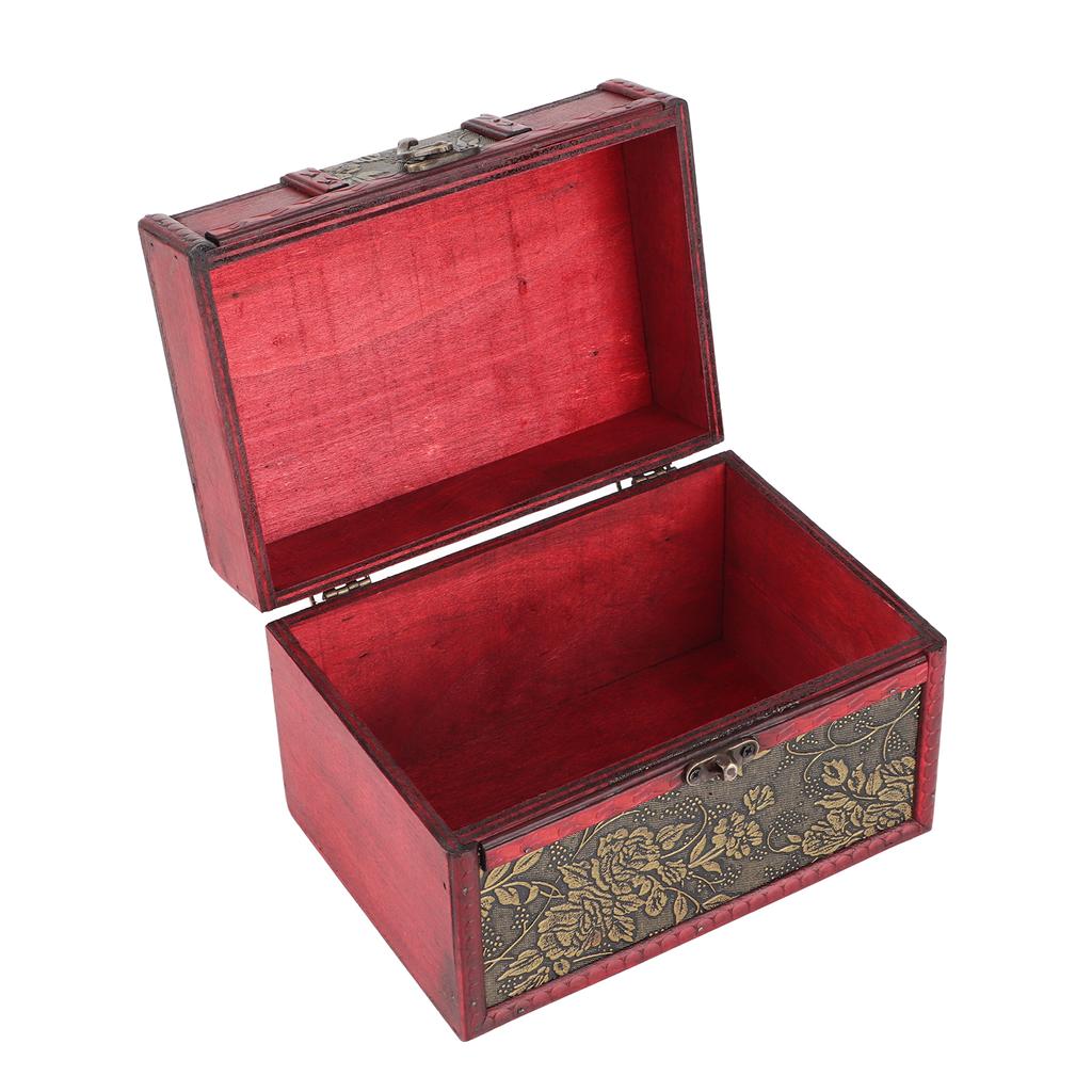 Органайзер для ювелирных изделий, портативный деревянный футляр для хранения ювелирных изделий из искусственной кожи