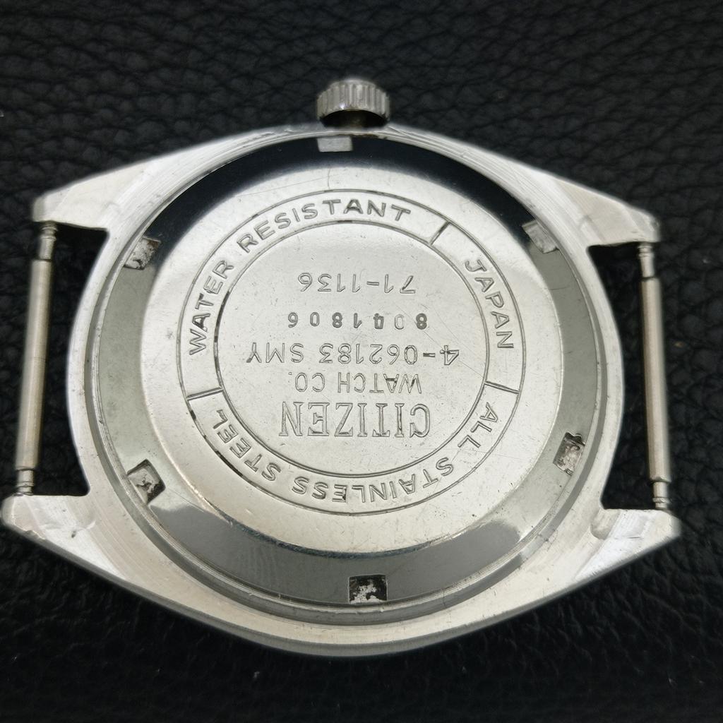 ВИНТАЖНЫЕ АВТОМАТИЧЕСКИЕ ЧАСЫ CITIZEN 8200 ЯПОНИЯ МУЖСКИЕ ЗЕЛЕНЫЙ ЦВЕТ ЦИФЕРБЛАТ a709312-1