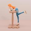 One Piece Нами Боа Аниме Бар Позиция Фигурка Кукла Игрушка