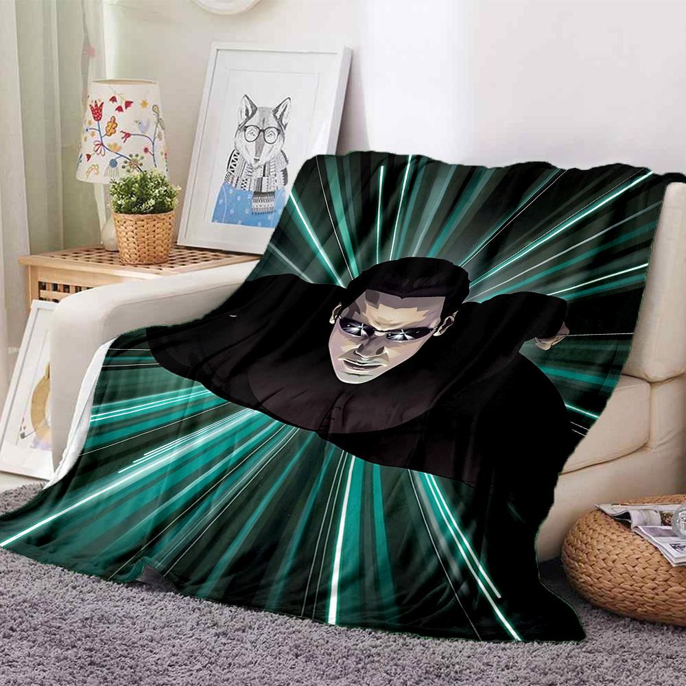 1 шт. Матрица, Нео Плед Легкий Фланелевый Плед Для Дивана, Кровати, Путешествий, Кемпинга, Гостиной, Офиса, Дивана, Кресла И Кровати