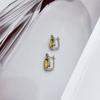 Серебряные серьги с цитрином nano 5.625ct (2170419)