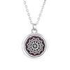 Tree of Life  Alloy Stainless Steel  Locket Pendant Aroma Diffuser Necklace