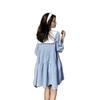 Doll collar dress women's summer new loose retro lantern bubble sleeves small fairy skirt trendy