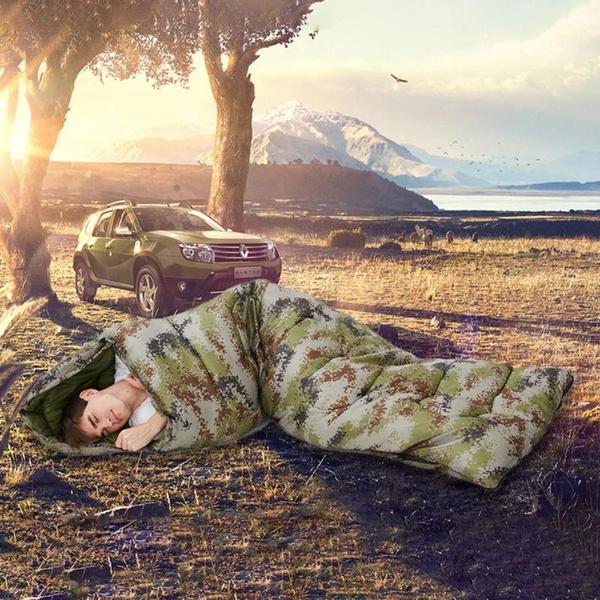Спальный мешок для кемпинга, сверхлегкий водонепроницаемый 3-сезонный теплый конверт, спальные мешки для путешествий на открытом воздухе, походные принадлежности