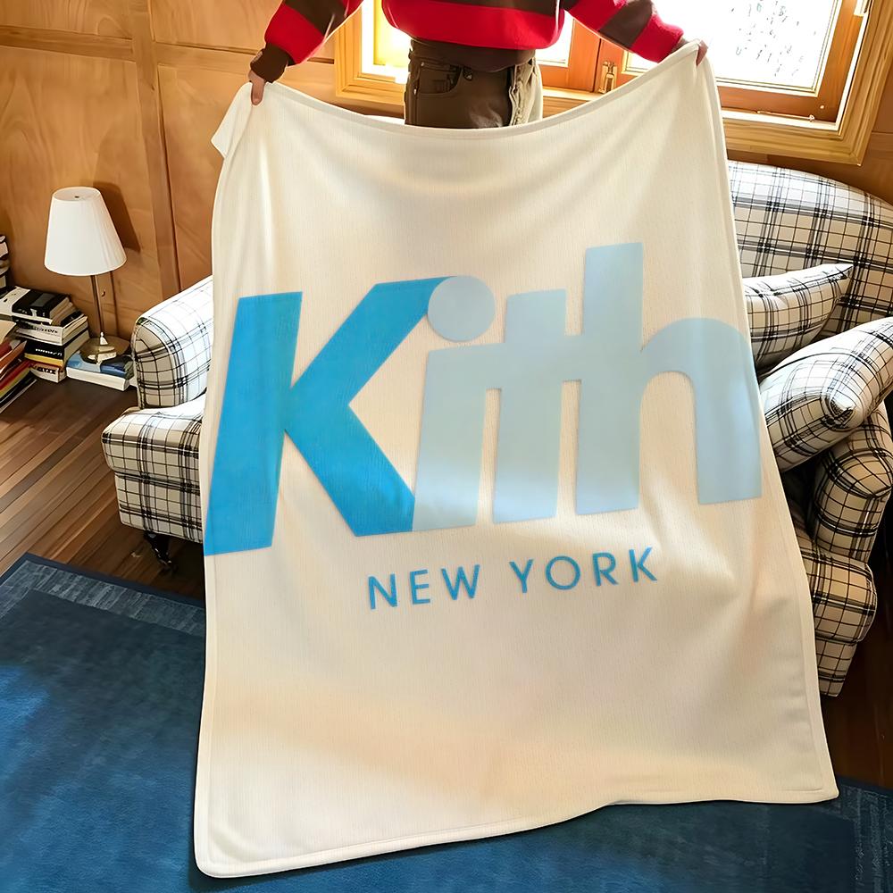Характер k-kith kith-h Плед из фланели для диванов, кроватей, офисов, путешествий, походных стульев