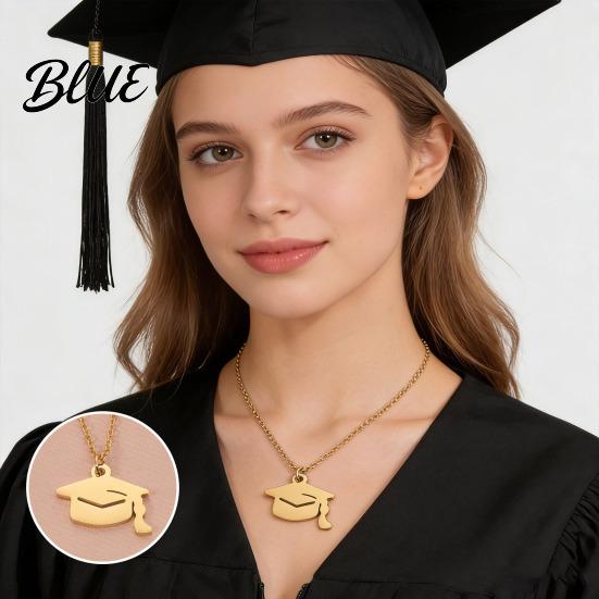 Graduate Pendant Necklace Graduation Cap Unisex Charm for Men Keepsake