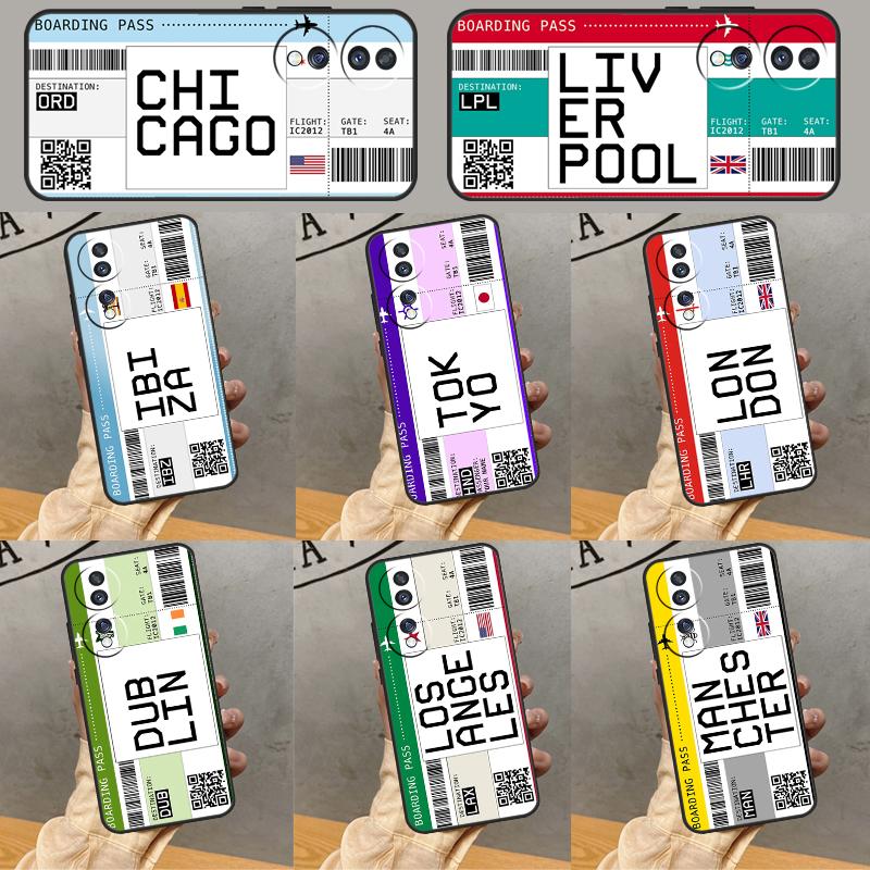 Кейс-держатель для билета на самолет для Honor 200 50 70 90 Lite X9b X9a X8b X8a X8 X9 X9c Honor Magic 7 Lite 6 5 Pro Чехол