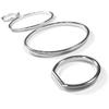 A64P-Car Speedometer Cover Bezel Trim Dashboard Gauge Ring Set For BMW E32 / E34 Models