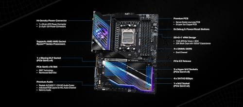 ASRock Phantom Gaming X870E Nova WiFi Socket AM5 A