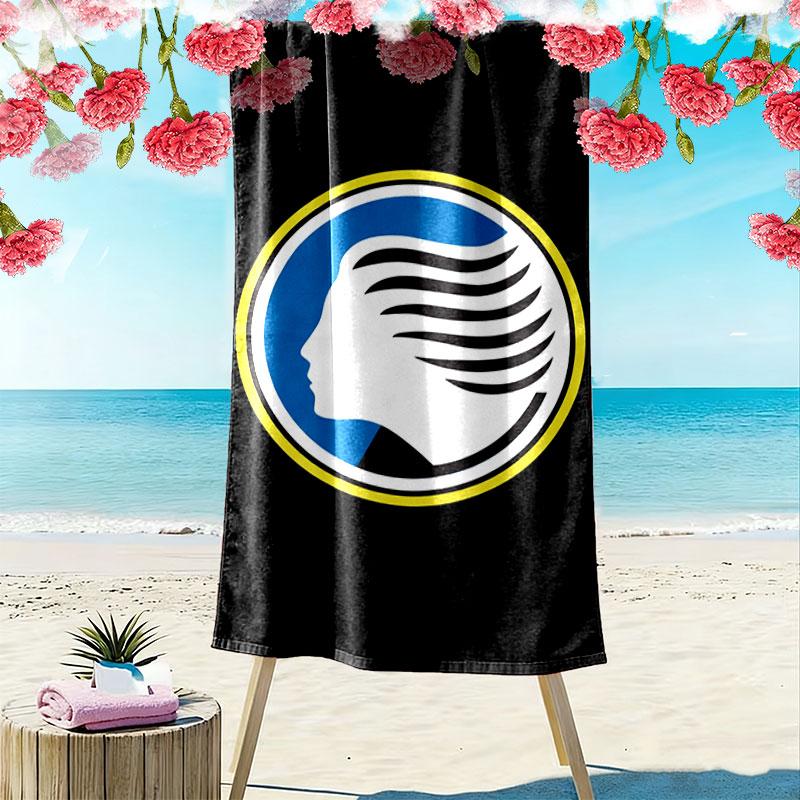 Atalanta Football Pride Print Beach Towel, Large Soft Quick Dry Towel for Beach Camping Swimming