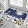 Christmas Series Door Mat Bathroom Floor Mat Kitchen Living Room Carpet