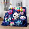 Cute Gabbys Dollhouse Cartoon Blanket,Soft Throw Blanket for Home Bedroom Bed Sofa Picnic Travel Office Rest Cover Blanket Gift