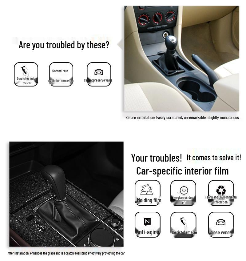 2020-21 Mazda CX30 Защитная пленка для приборной панели из углеродного волокна