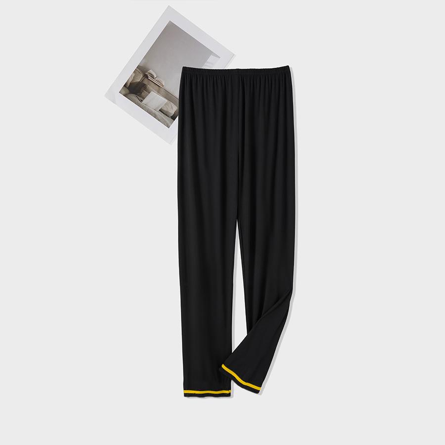 Мужские хлопковые пижамные штаны с двойными карманами 2024 года — легкие, повседневные, весна/осень