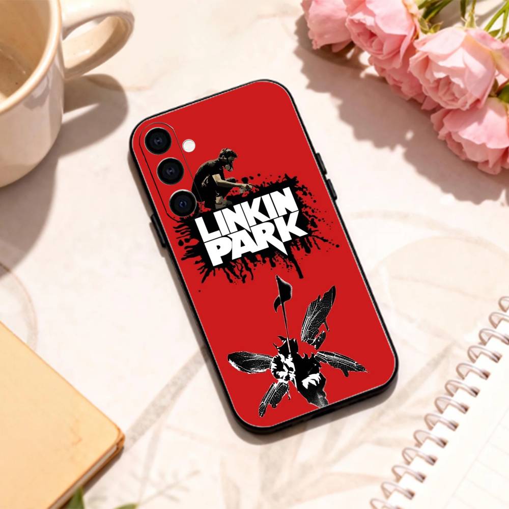 New Metal L-Linkin Park phone Case For Samsung Galaxy A73,A72,A71,A70,A53,A52,A51,Others Soft Black Shell
