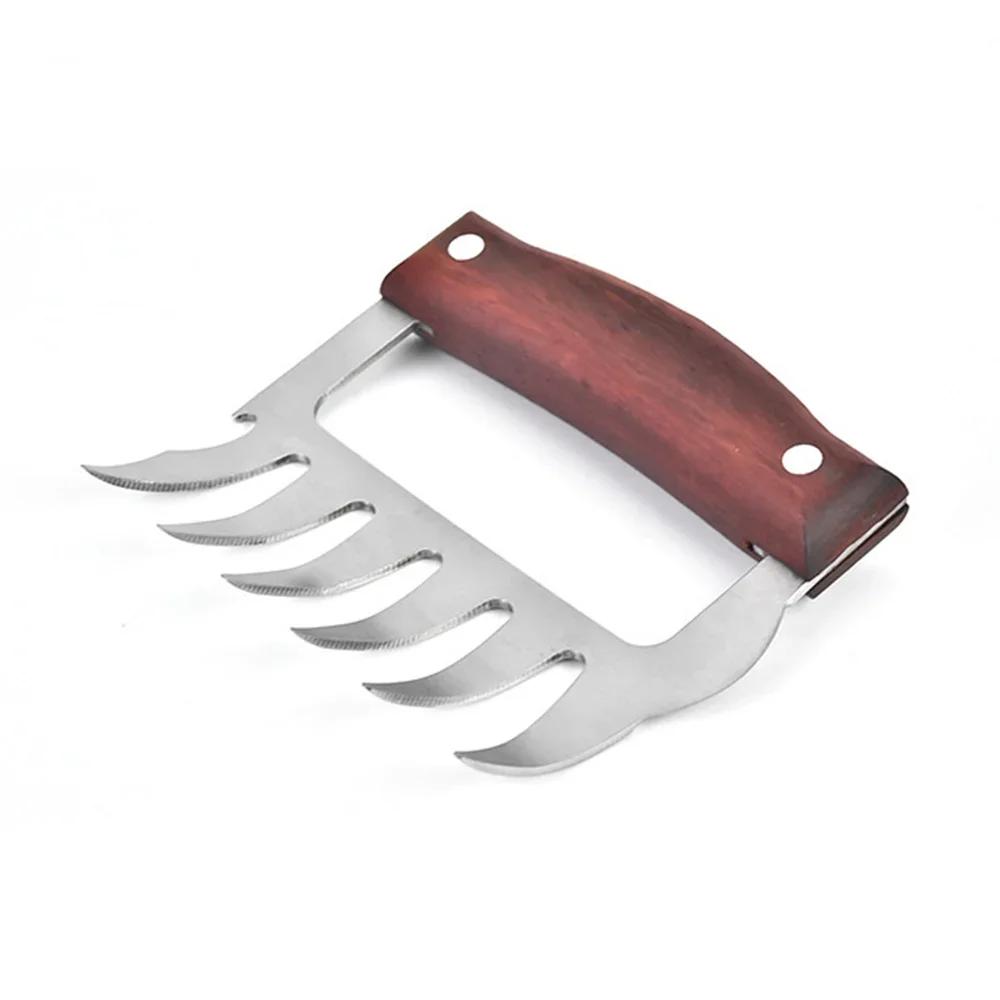 Outdoor Barbecue Fork Shredde Bear Claws Pull Shred Pork Meat Clamp Manual Roasting Fork Kitchen Tool Accessories BBQ Tools