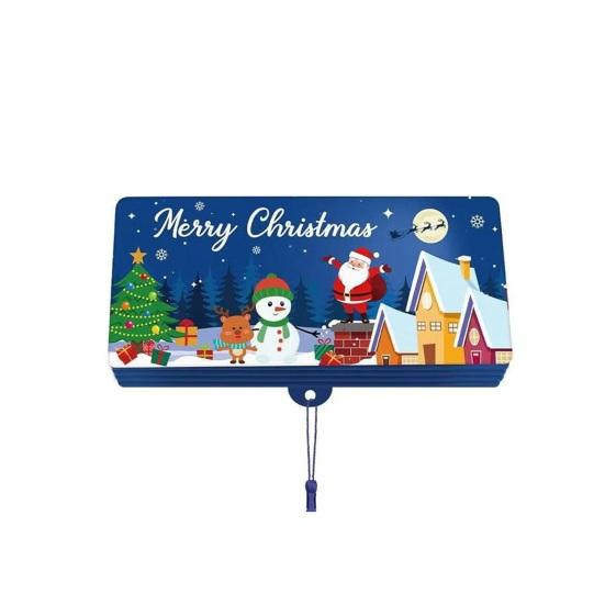 Christmas Cash Gift Envelope Money Gift Card Holder for Cash Surprise DIY Holiday Money Envelope with 10 Slots for Men Women