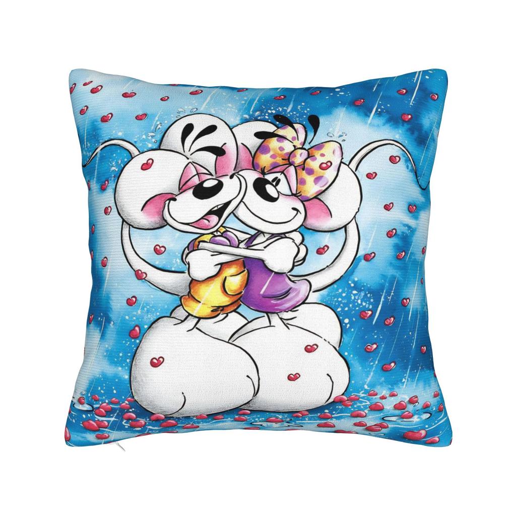 Cartoon Diddl Diddlina   Pillow Case  Soft Pillow Cover For Wedding Party Home Decor Retro Trendy Pillowcases