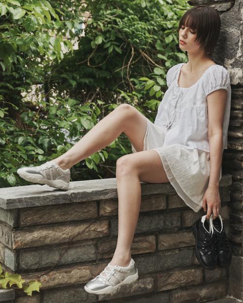 [Elizabeth Stuart] Mesh Balletcore Sneakers EBAL157352 [Shipped from Korea] 100% Authentic