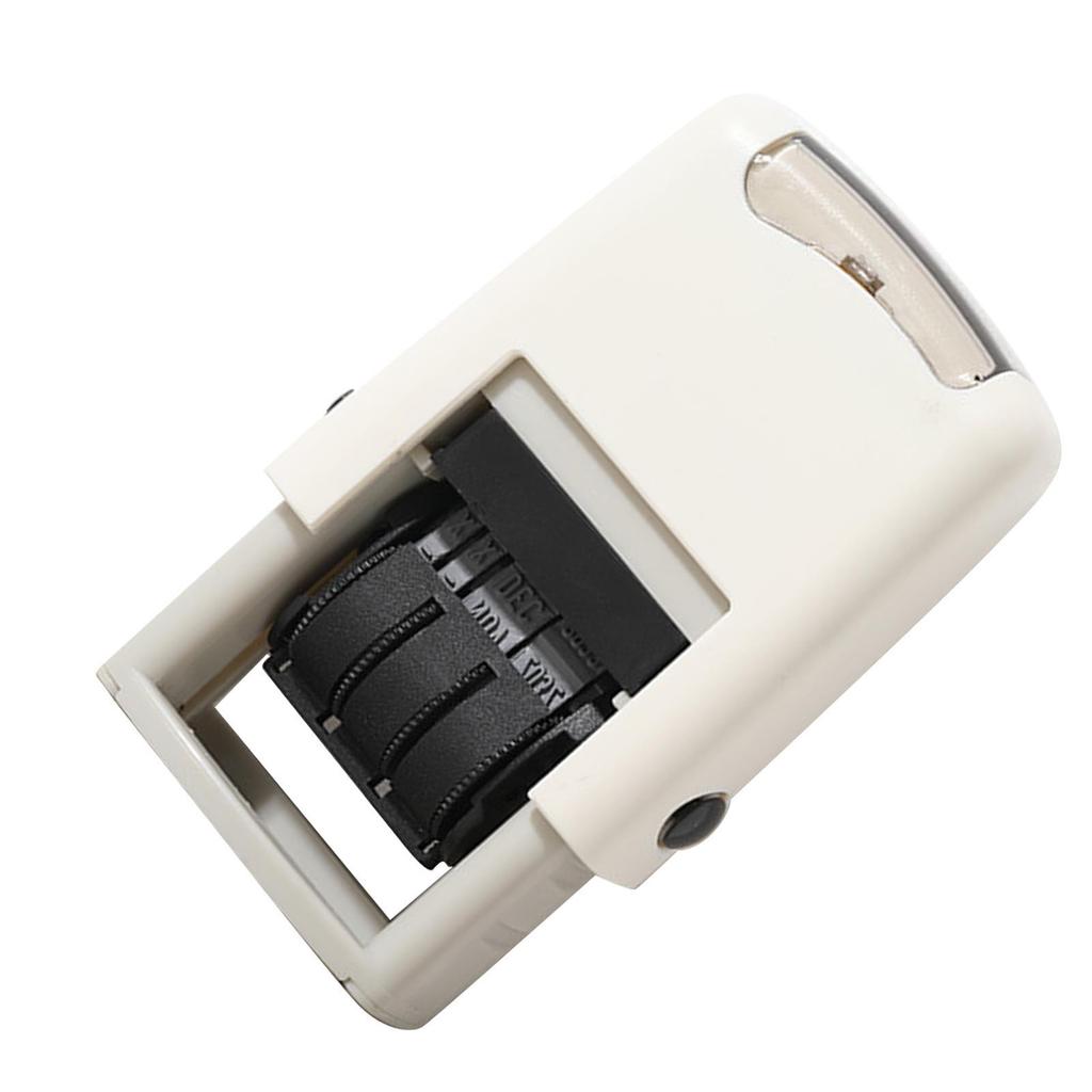 Date Stamp 25x2.8mm English Date Clear Imprint Quick Drying Adjustable Self Inking Stamp