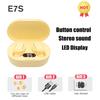 Новая гарнитура E7S TWS 5.2 LED Display HiFi Bluetooth наушники водонепроницаемые спортивные беспроводные наушники с микрофоном беруши для Xiaomi