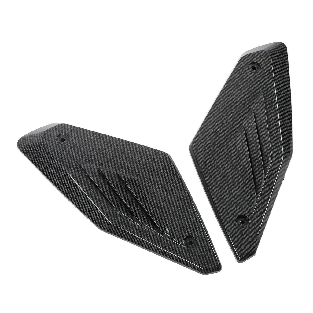 2PCS Motorcycle Side Panel Air Intake Cover Guard Protection Replacement for CB650R 2019 2020 2021Carbon Fiber Style