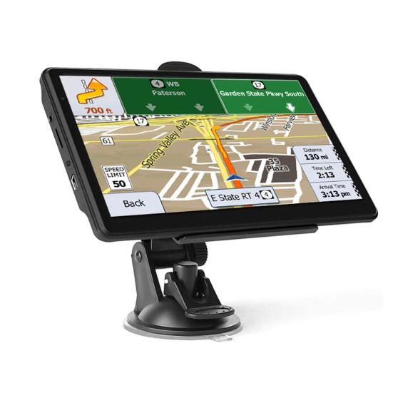Автомобильный GPS-навигатор 7-дюймовый сенсорный экран 2024 Голосовые подсказки Бесплатные обновления пожизненно 16 ГБ ПЗУ 256 МБ ОЗУ GPS-навигационная система для грузовиков