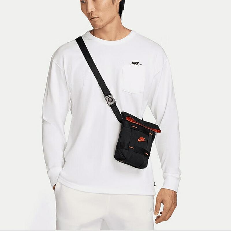 Nike Повседневная Универсальная Тканевая Сумка Через Плечо Черная HF8106010