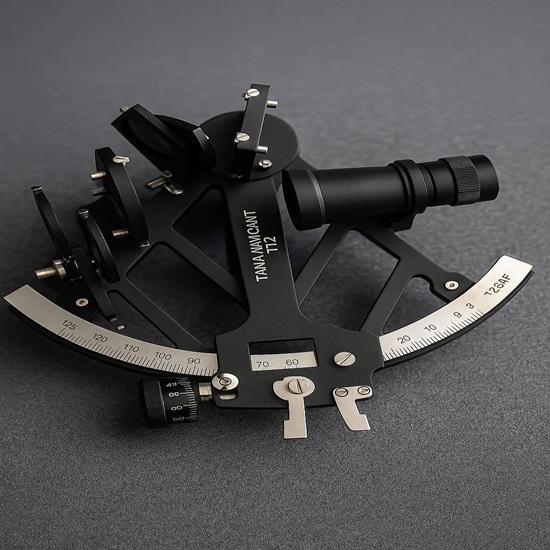 Tamaya Nautical Sextant 1712 Marine Black Powder-Coated Aluminium Sextant Maritime Navigation Instrument Gift 22.86 cm