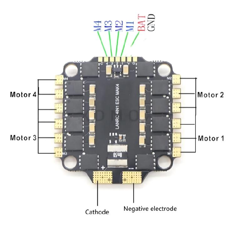 4в1 ESC F4 V3S Plus Контроллеры полета Регуляторы скорости Электрические Модульная плата
