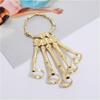 New Jewelry Fashion Personality Punk Skull Hand Bone Wild Five-Finger Ring Bracelet Adjustable One Chain