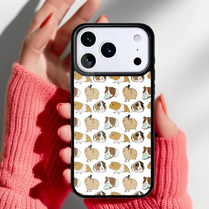 Чехол для телефона с кроликом, мышью, хомяком для iPhone 17 Air 16e 15 14 13 Pro Max Задняя крышка для 12 11 Pro Coque
