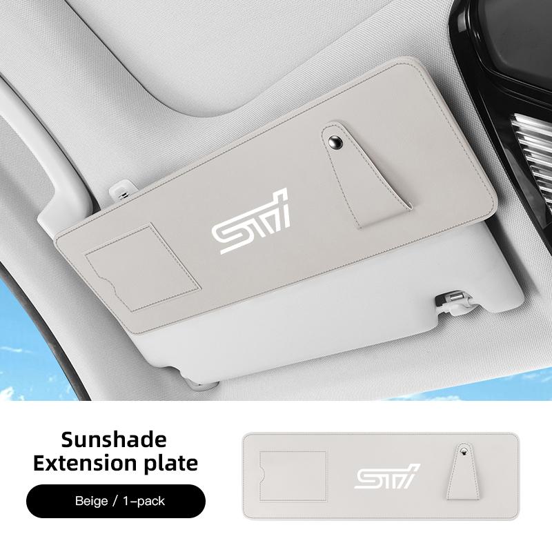 Keychain Car Sun Visor Extender Anti-glare UV Retractable Sun Shield Multifunctional Accessorie For Subaru STI XV Forester BRZ kju0