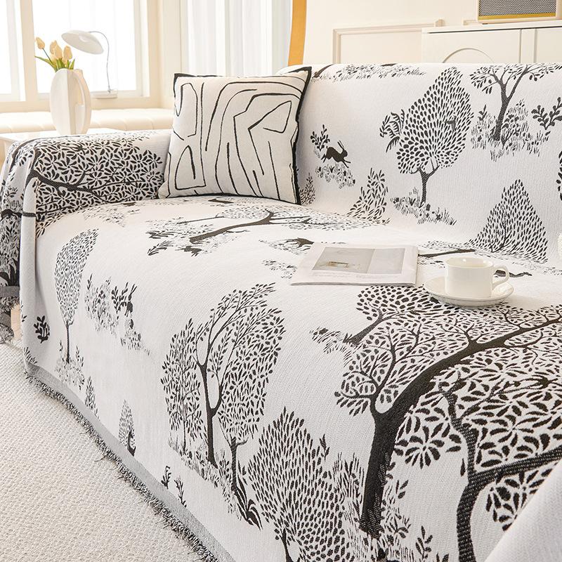 Чехол для дивана, новый чехол для дивана в пасторальном стиле на все времена года, подушка для дивана, полотенце для дивана с защитой от кошачьих царапин