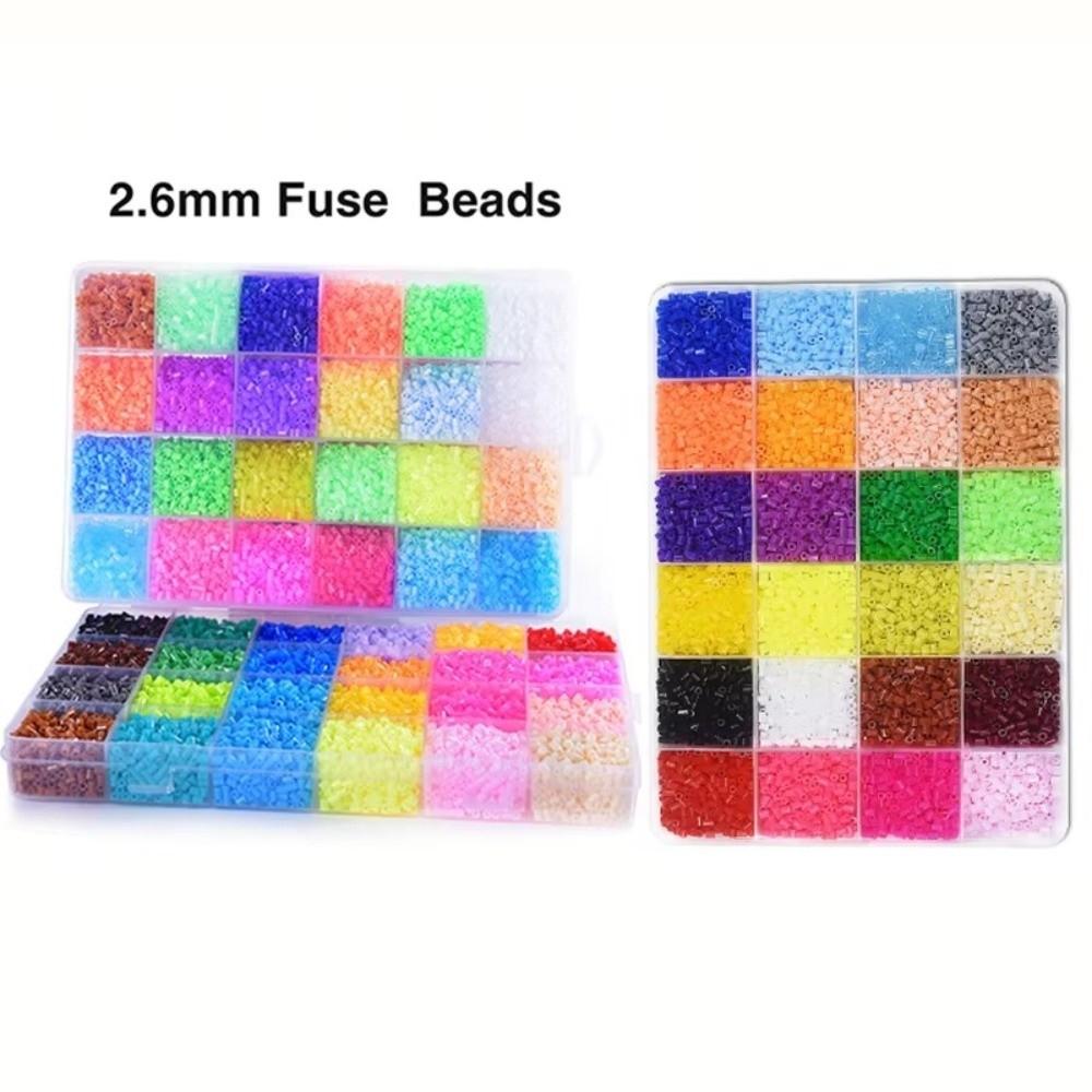 2.6mm Perler Hama Beads Kit DIY Make Puzzle Melting Beads Kits Hama Beads Box Educational Puzzle