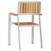 Garden Chair 8 pcs Solid Acacia Wood and Stainless Steel