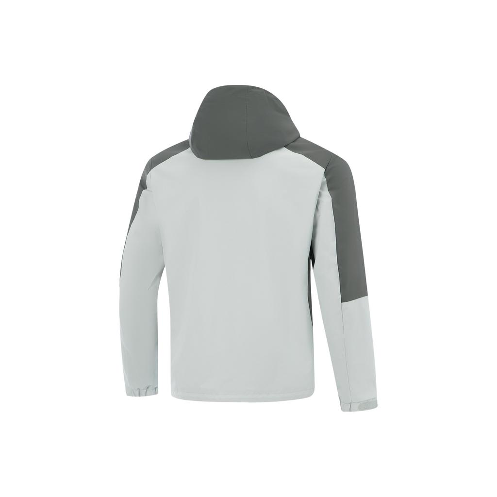 Li-Ning Fitness Series Windproof Water-Repellent Three-Dimensional Anti-Static Hooded Windbreaker Men Outerwear AFDVG61-3
