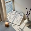 Zinc Zinc Alloy Chain Earrings Hypoallergenic Dangle Drop Earrings Temperament Ear Cuff  Daily Wear