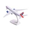Модель самолета 777 British Airways 20 см, сплав, металл, с колесами, шасси, игрушечные самолеты для мальчиков, сувенир, игрушка-самолет