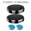 Mini Round Magnetic Car Phone Mount Universal Metal Magnet Mobile Phone Holder for Dashboard Cell Phone Navigation Accessories