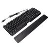 RGB Wired Keyboard with Wrist Rest 104 Keys Clear Characters Good Resilience Mechanical Feel