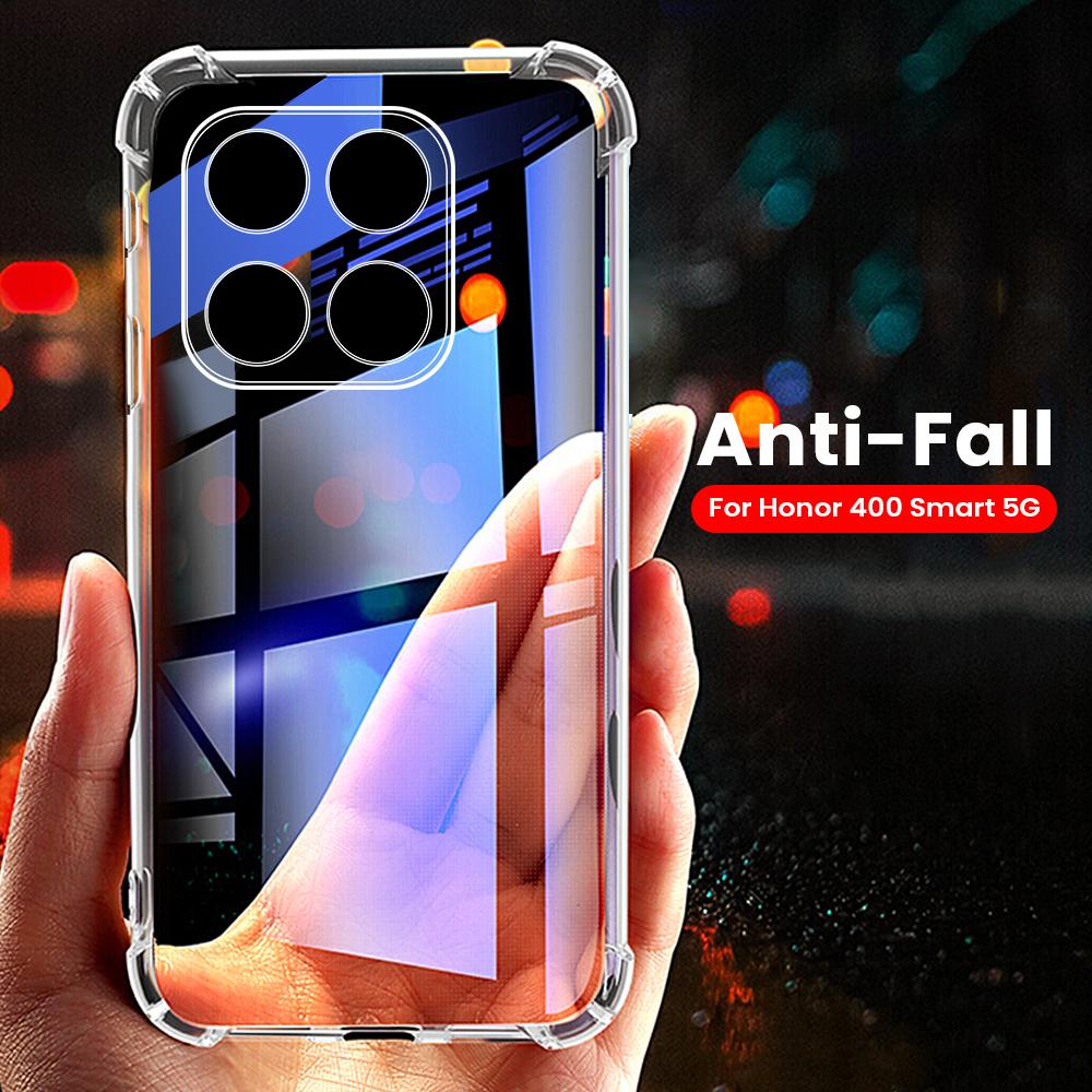 Прозрачный чехол толщиной 1,5 мм для Honor 400 Smart 400Smart Honor400Smart 5G 4G, мягкий ТПУ, защита камеры, чехол X7d, не желтеет