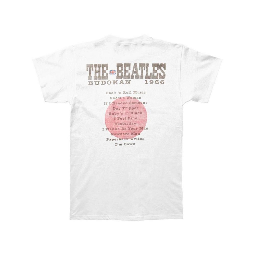 The Beatles Футболка с принтом на спине унисекс для взрослых Budokan Set List