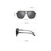 Men Retro High Quality TR90 Frame Sunglasses Protective Driving Glasses Vintage Male Brand Designer Aviator Eyewear
