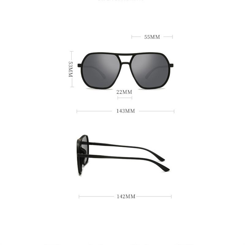 Men Retro High Quality TR90 Frame Sunglasses Protective Driving Glasses Vintage Male Brand Designer Aviator Eyewear