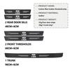 Car Door Threshold Strip Rear Trunk Bumper Stickers Scuff Plate For Lada Xray Granta Priora Sedan Sport Kalina Vesta Samara WW19