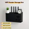 1 шт. настенный беспроводной маршрутизатор Wi-Fi, полка, ящик для хранения, органайзер из АБС-пластика, кабель, кронштейн для питания, органайзер, ящик для домашнего декора