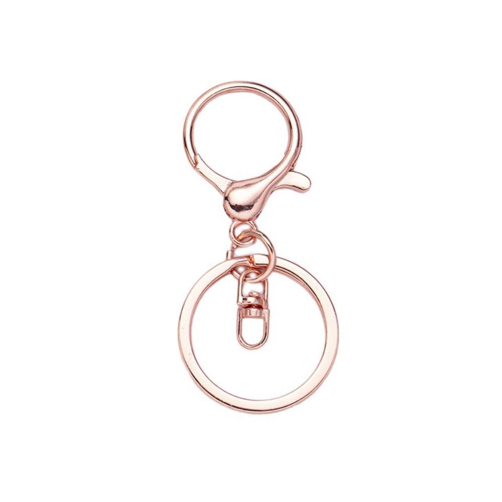 20Pcs Buckle Metal Key Chain Pendant Keychains Jewelry DIY Snap Hook Clips Key Ring  Jewelry Making