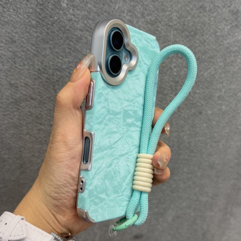 Роскошный бархатный модный чехол Ins для iPhone 16 Plus 15 14 13 12 Pro Max 11, противоударный шелковый фланелевый чехол для ремешка