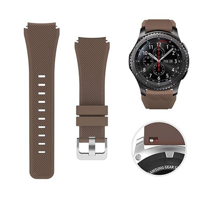 Силиконовый ремешок 22 мм 20 мм для Galaxy Watch 46 мм 42 мм спортивный ремешок для Samsung Gear S3 Frontier/Classic active 2 Huawei Watch 2